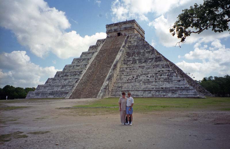 40 Pyramid of KuKulkan -  Chichen Itza - Liz & Rick